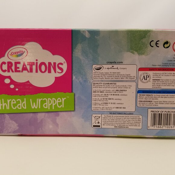 Crayola Creations Thread Wrapper | Wrap Anything with Custom Color Thread | NEW - Picture 6 of 6